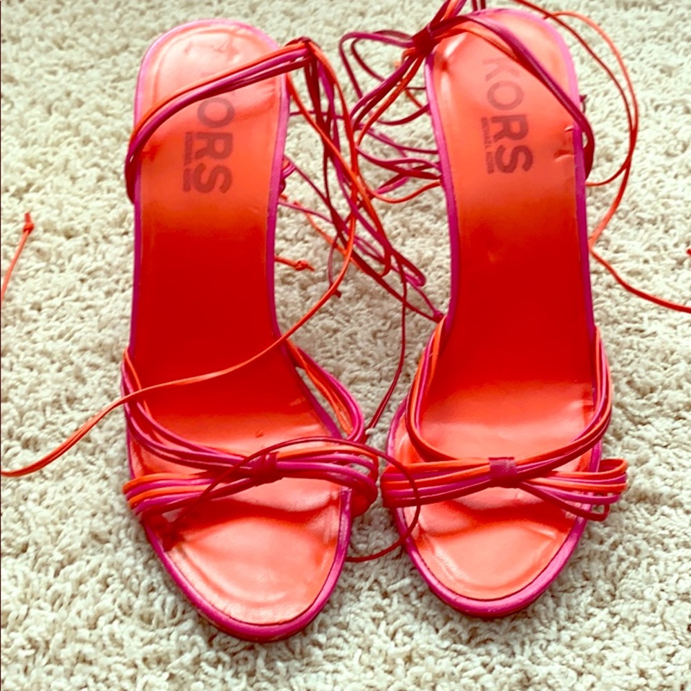 Michael kors tie-up shoes